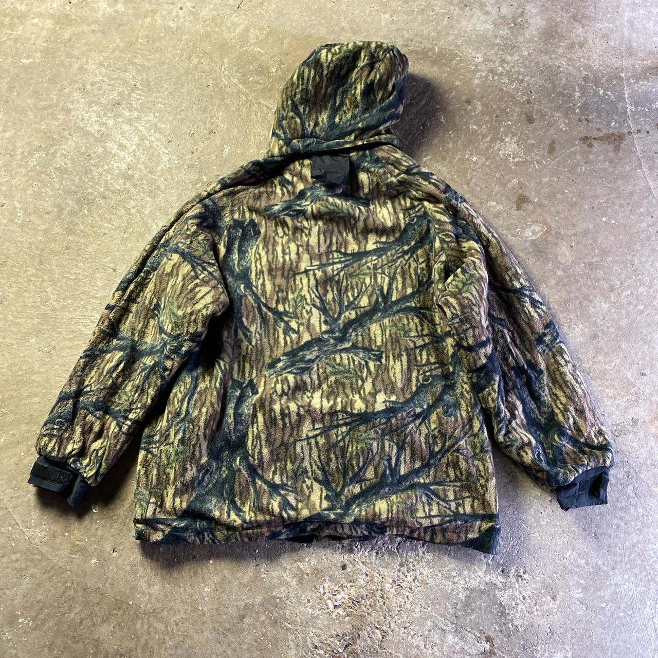 Browning Woodland Print Hooded Fleece Jacket - XL