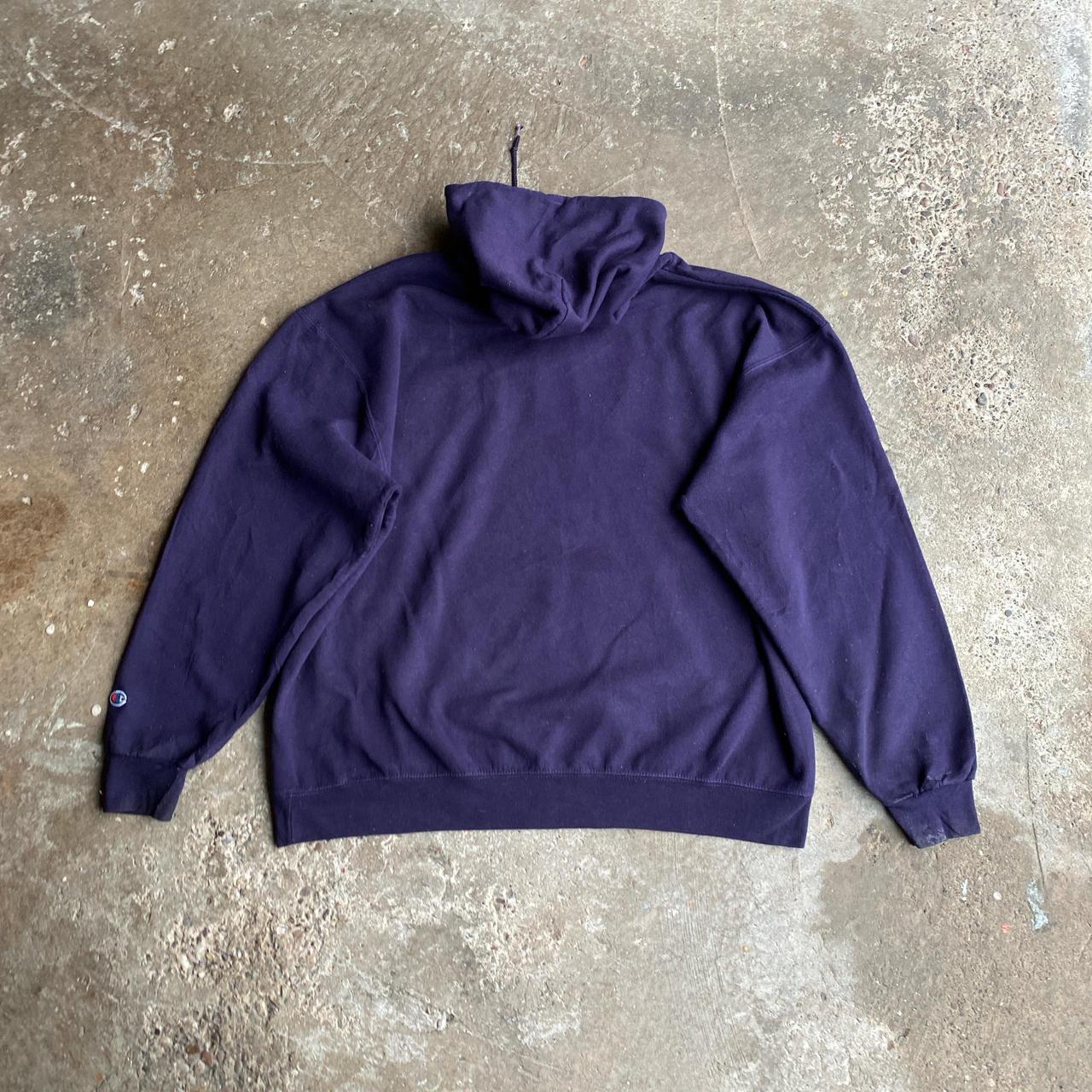 Purple Champion Hoodie w/ Sewanee Text - XL