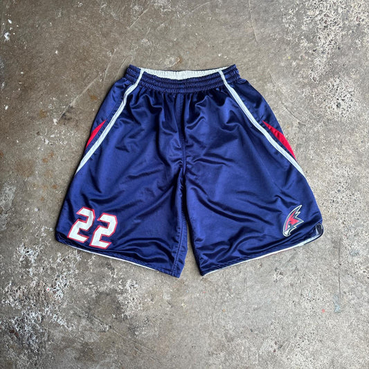 Blue Atlanta Hawks Basketball Style Shorts