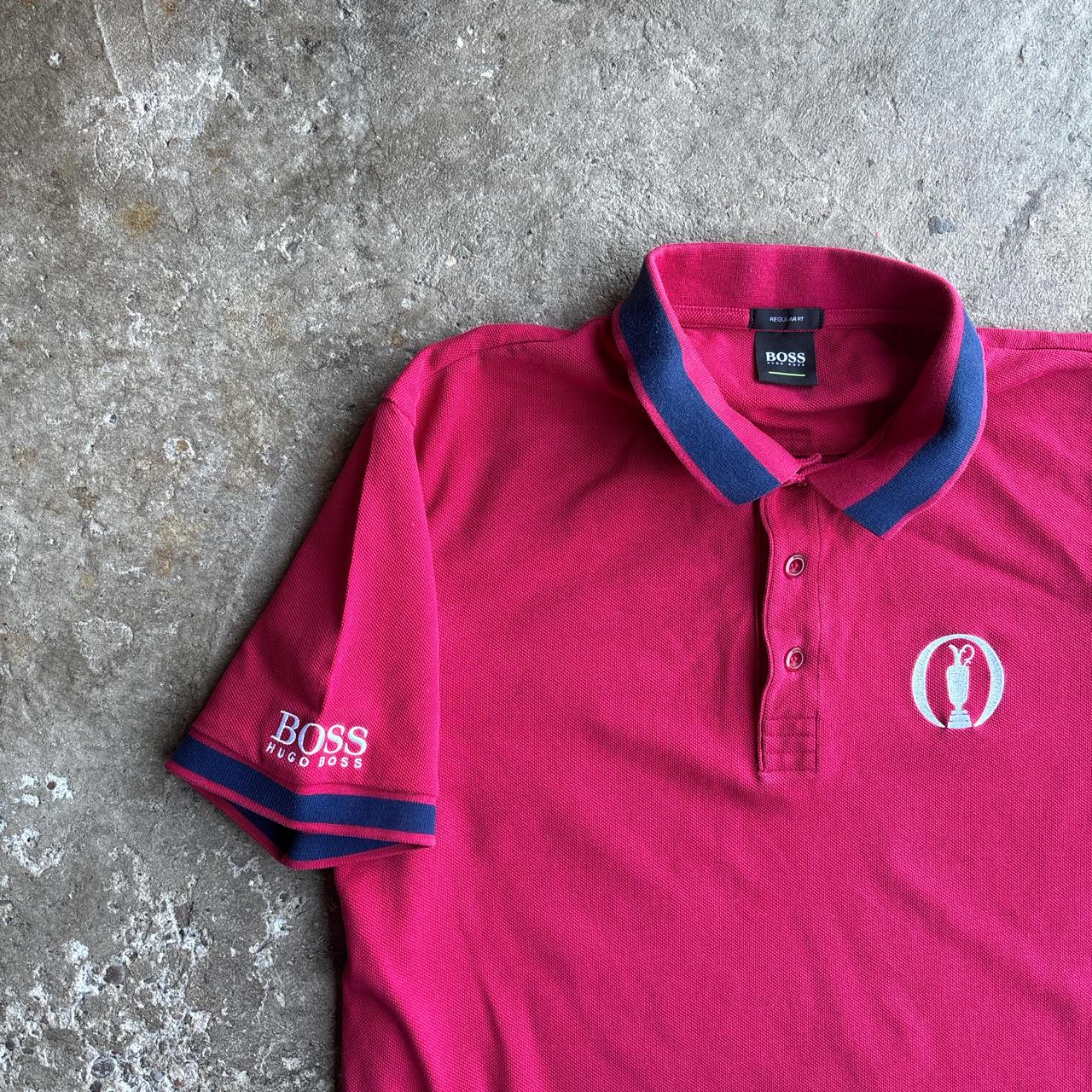 Red ‘The Open’ Hugo Boss Marshal Polo Shirt
