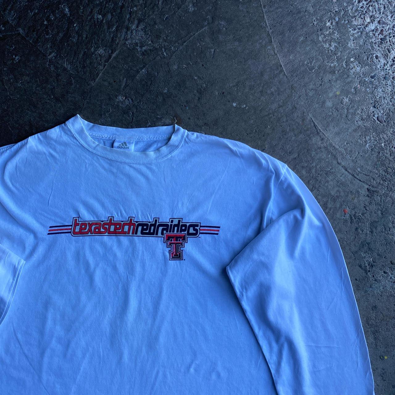 White Adidas Long-Sleeve Graphic Basketball T-Shirt - XL