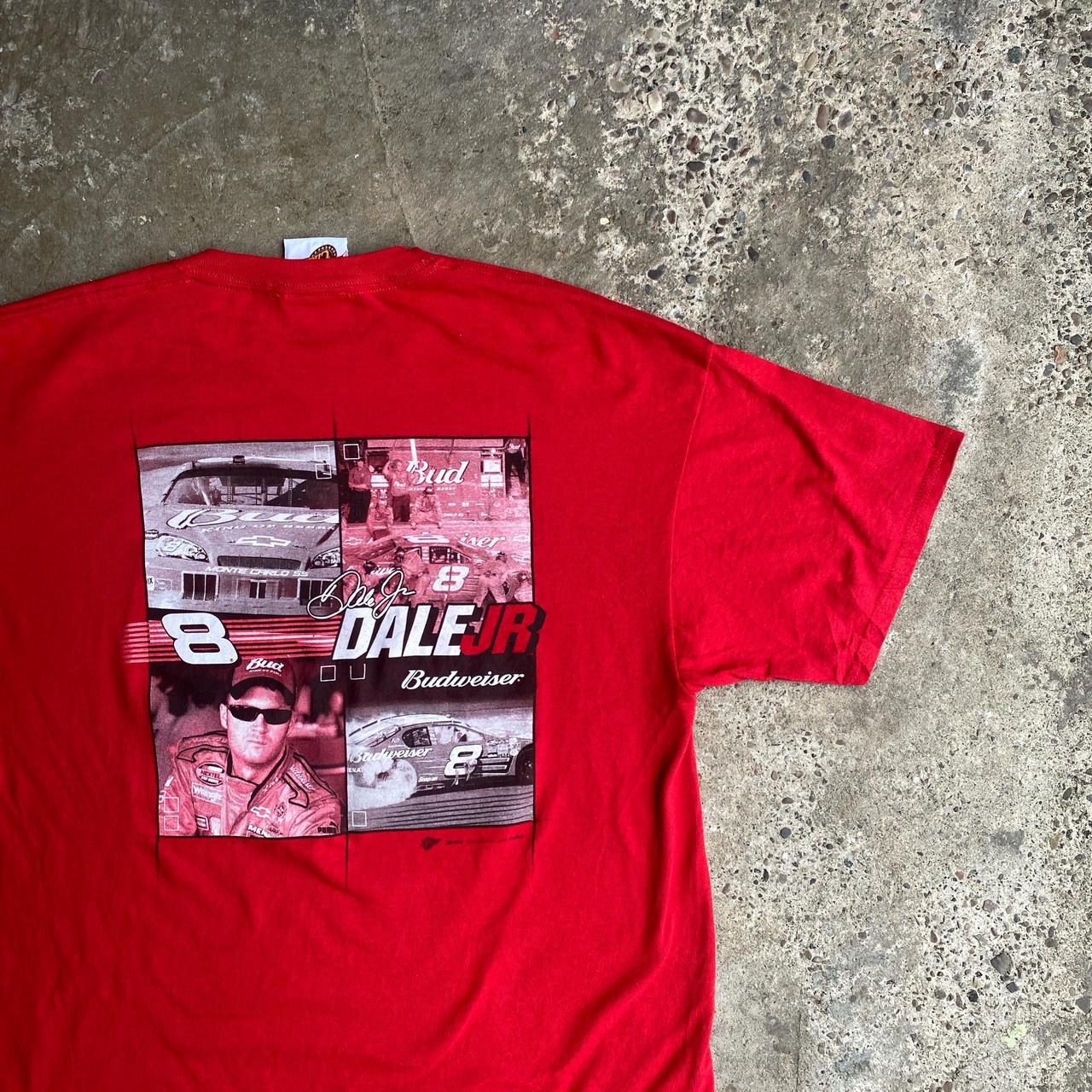 Red Dale Jr 8 NASCAR Budweiser T-Shirt