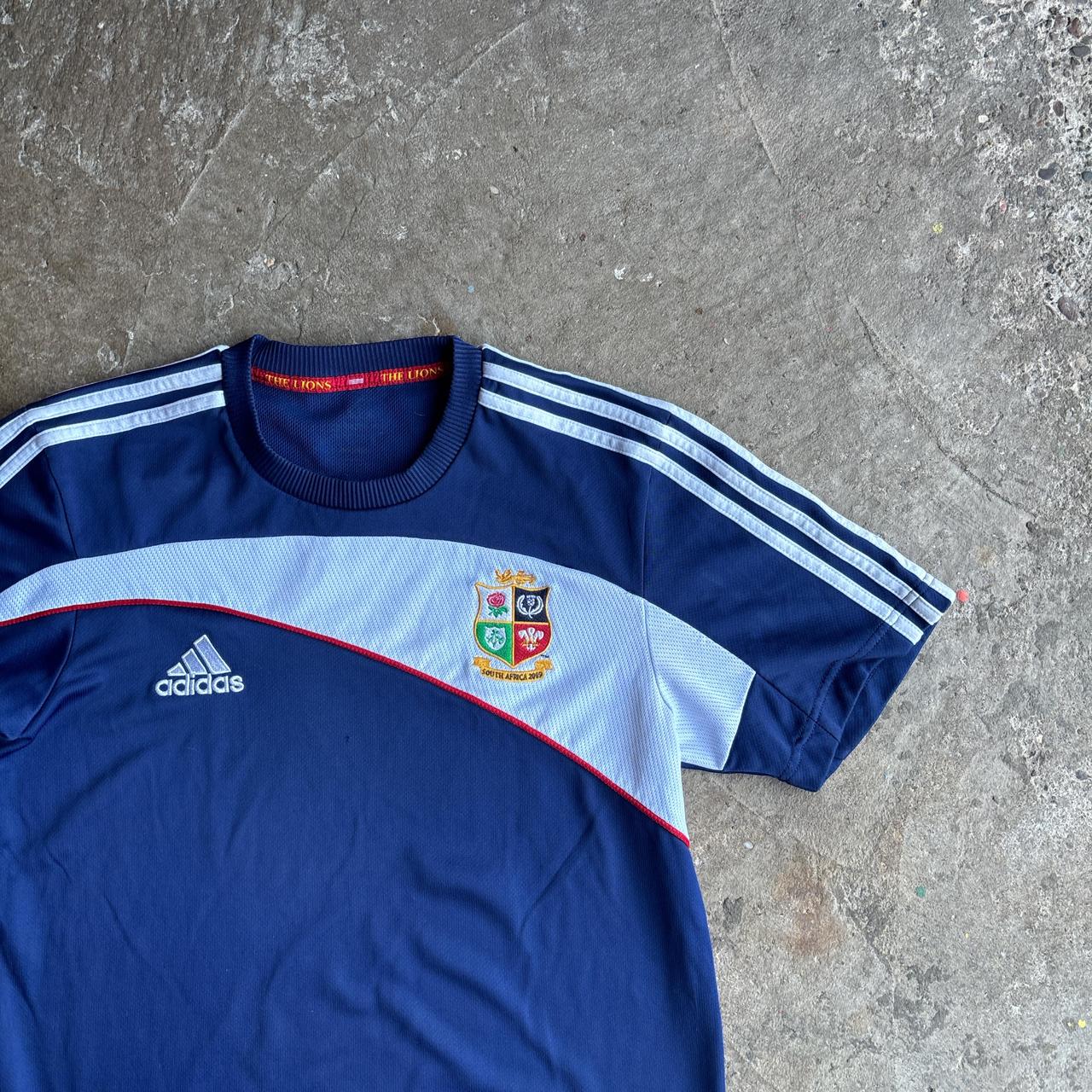 Navy 2009 Lions Tour Rugby Union Adidas T-Shirt