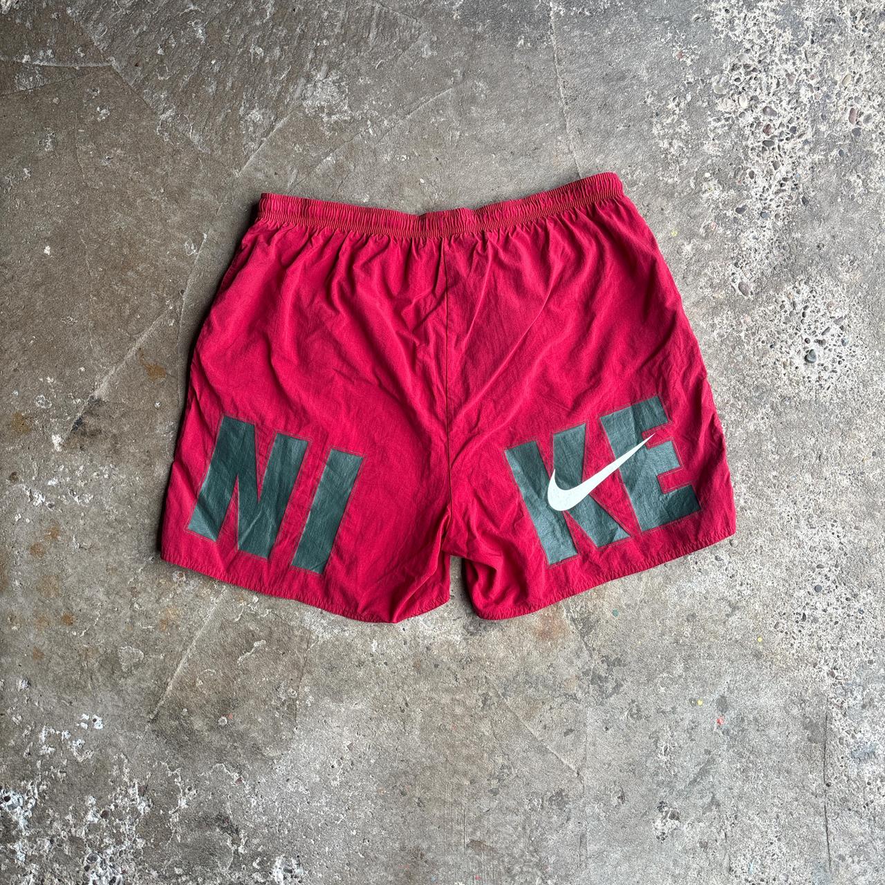 Red Nike Vintage Sportswear/Swimming Shorts