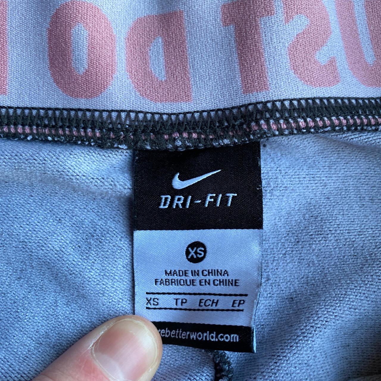 Grey Nike 2/3 Nike Sweatpants - XS