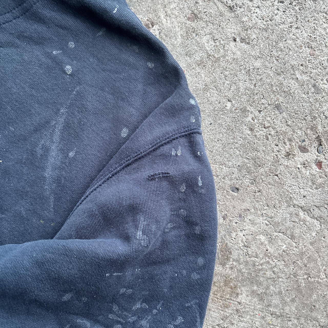 Thrashed Navy Carhartt hoody