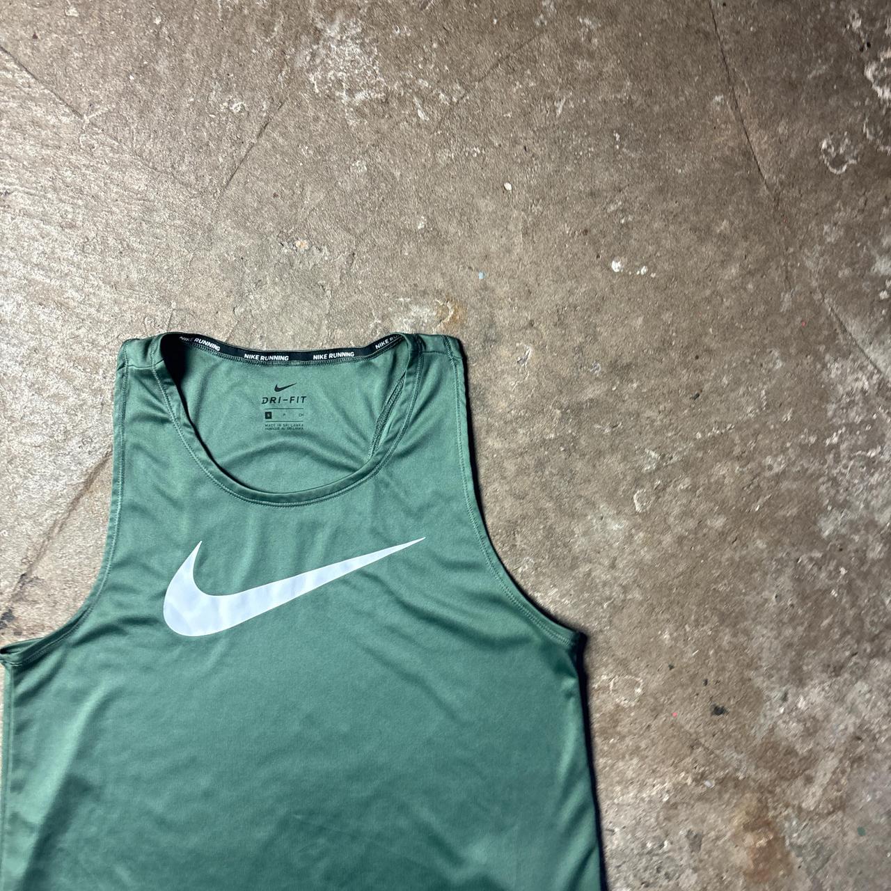 Green Nike Dri-Fit  Running Vest - S (women’s)
