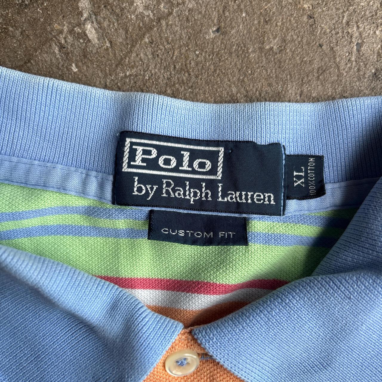 Multi-Coloured Striped Ralph Lauren Polo Shirt