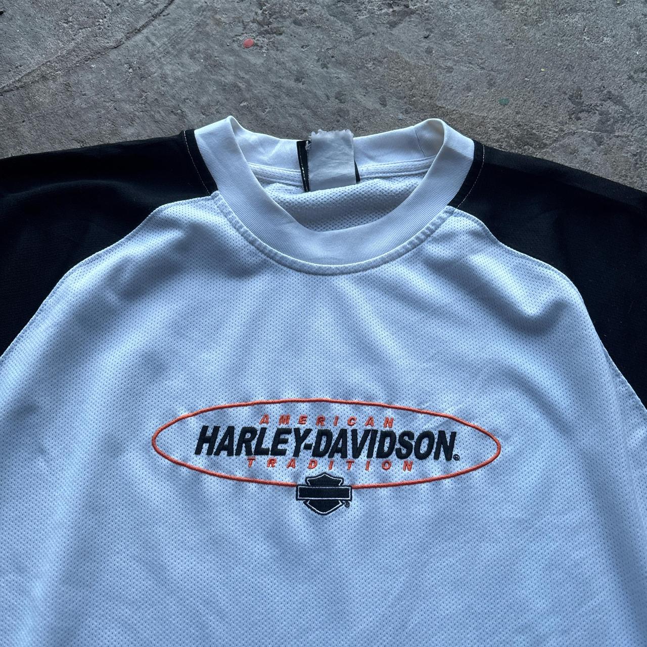 White Harley Davidson Raglan t-shirt - XL