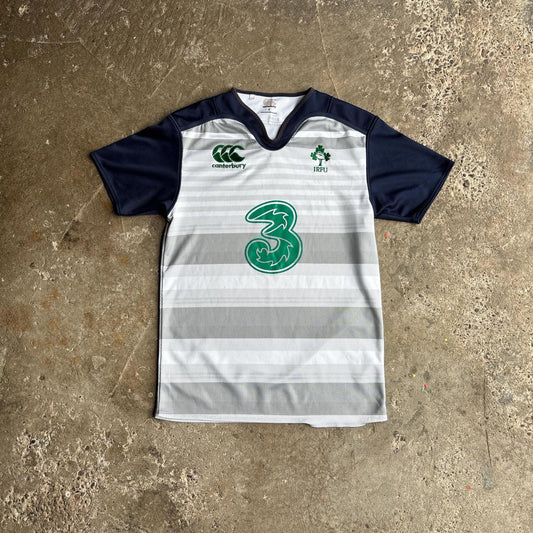 Navy & White Canterbury Ireland Rugby Union Shirt - S
