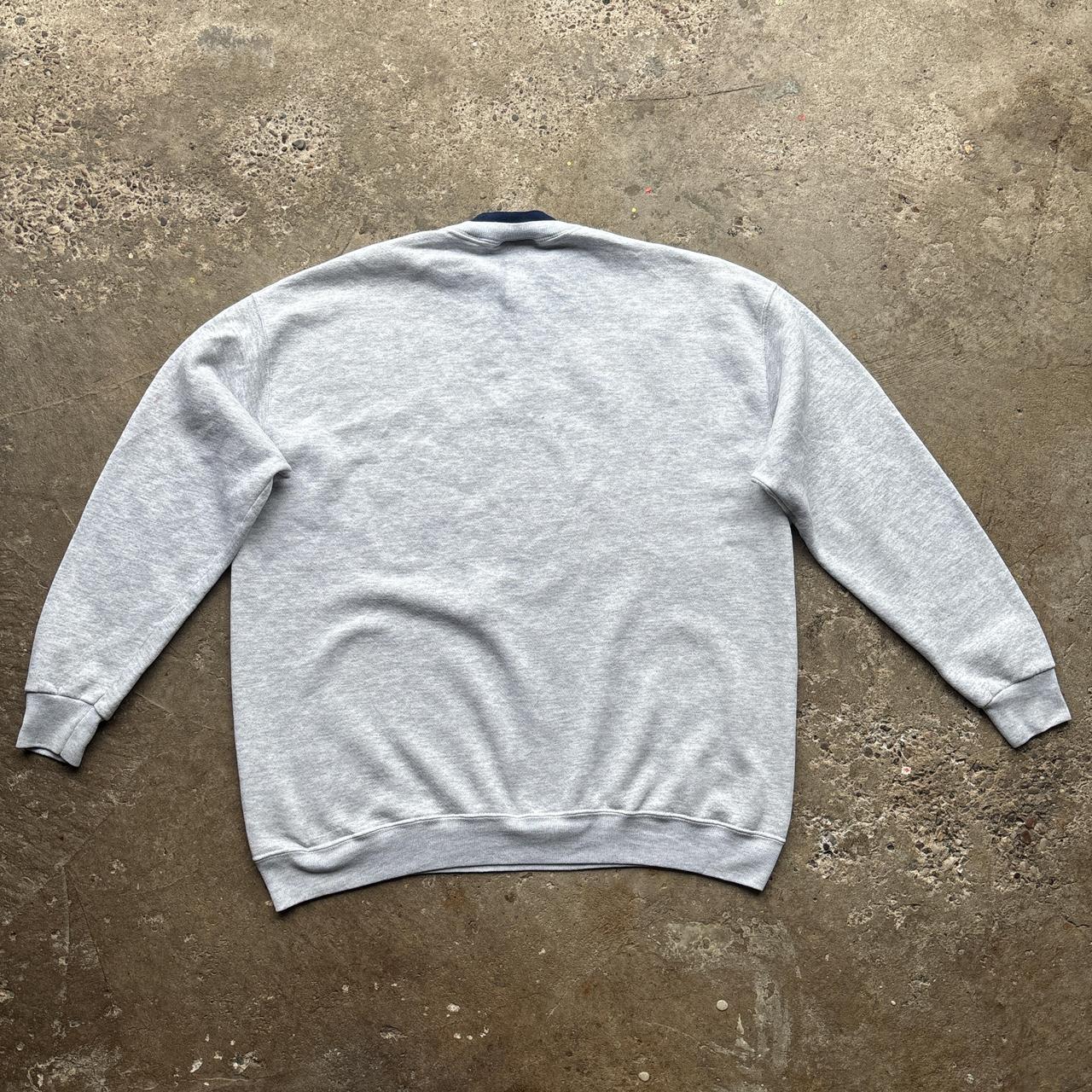 Grey and navy Lee graphic sweatshirt - L