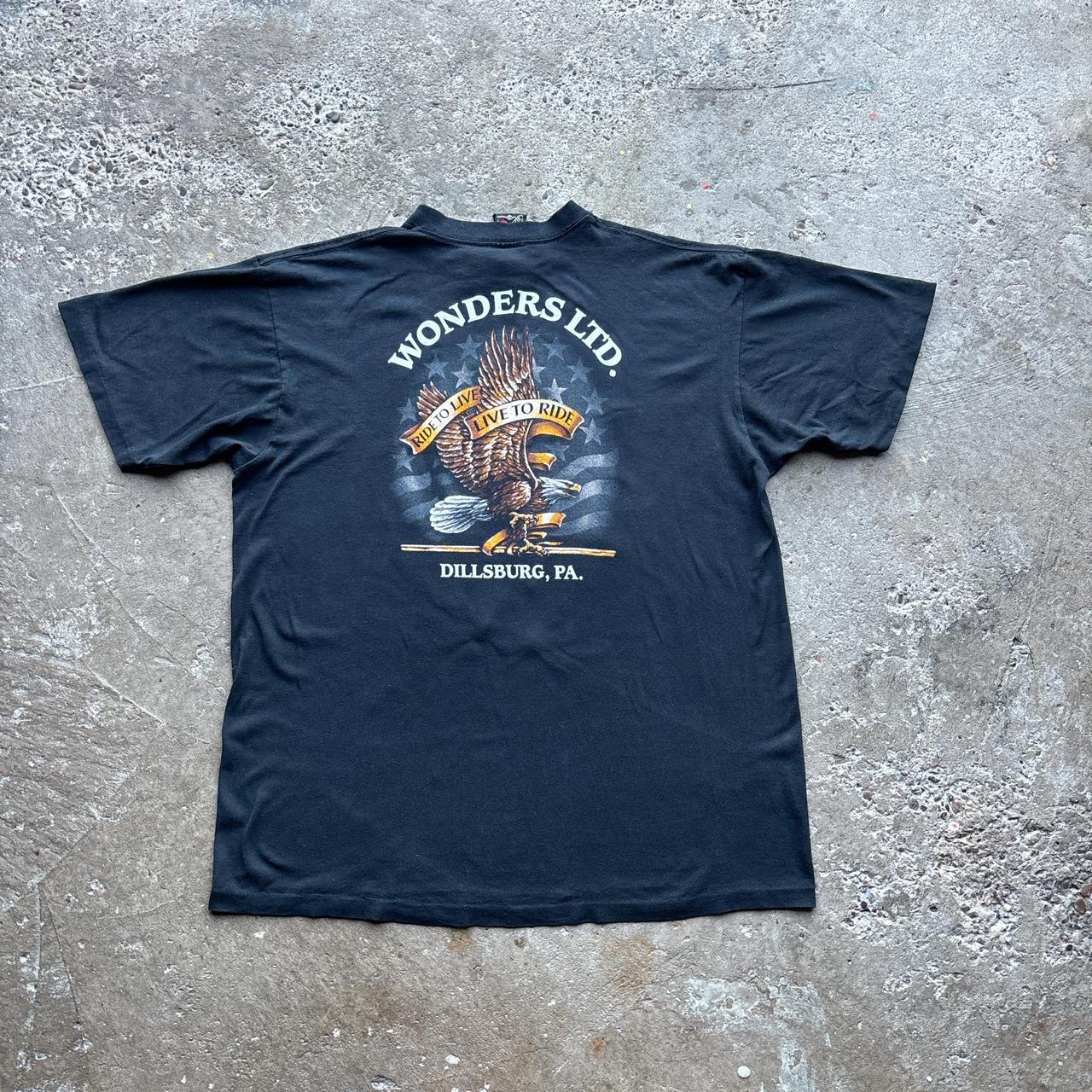 90s 3D Emblem Wolf graphic tee - XL