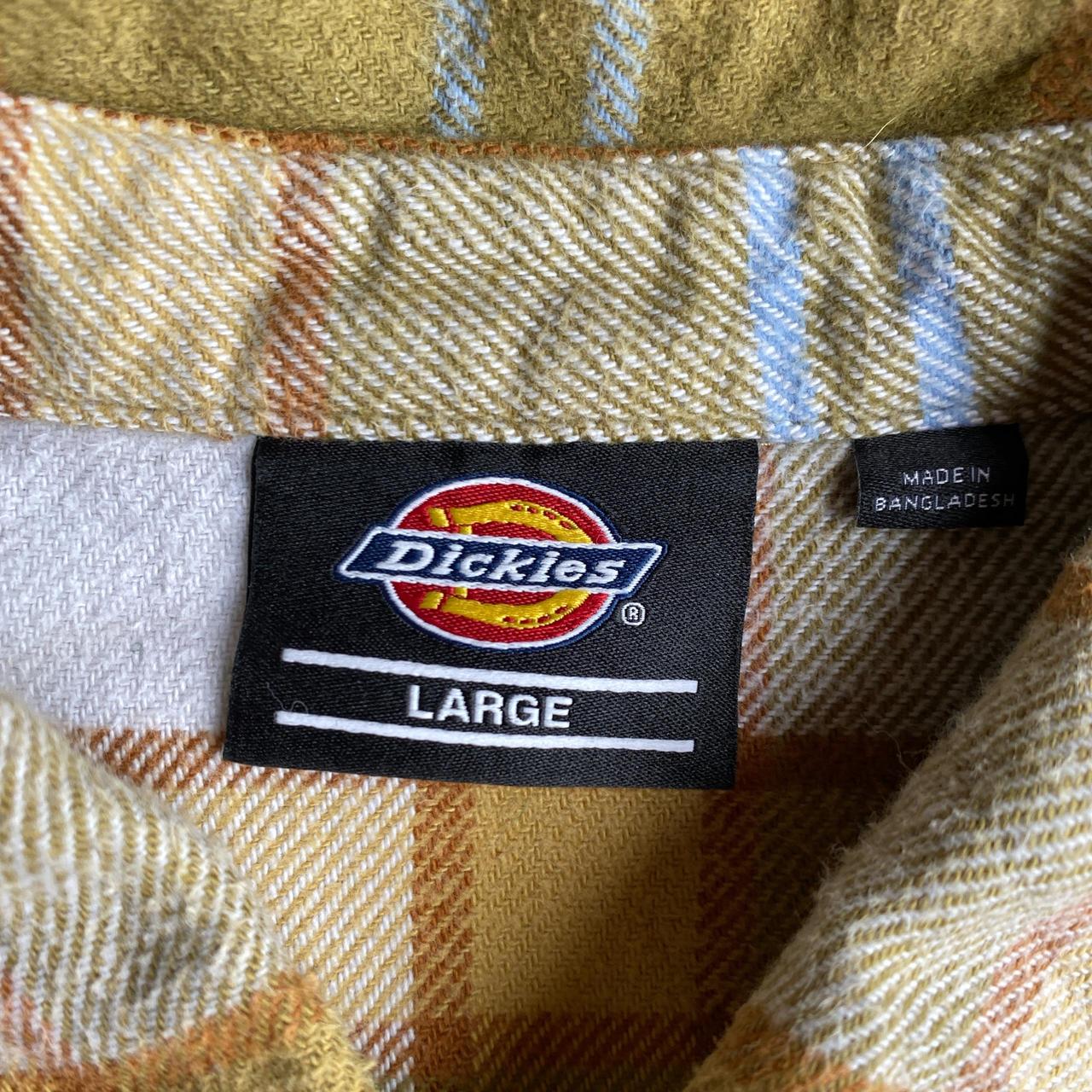 Multi-coloured Checkered Dickies Flannel Shirt - L