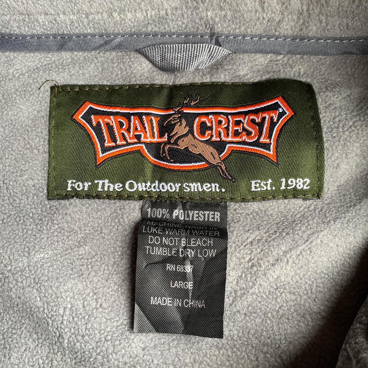 Grey Woodland Camouflage Full Zip Jacket - L