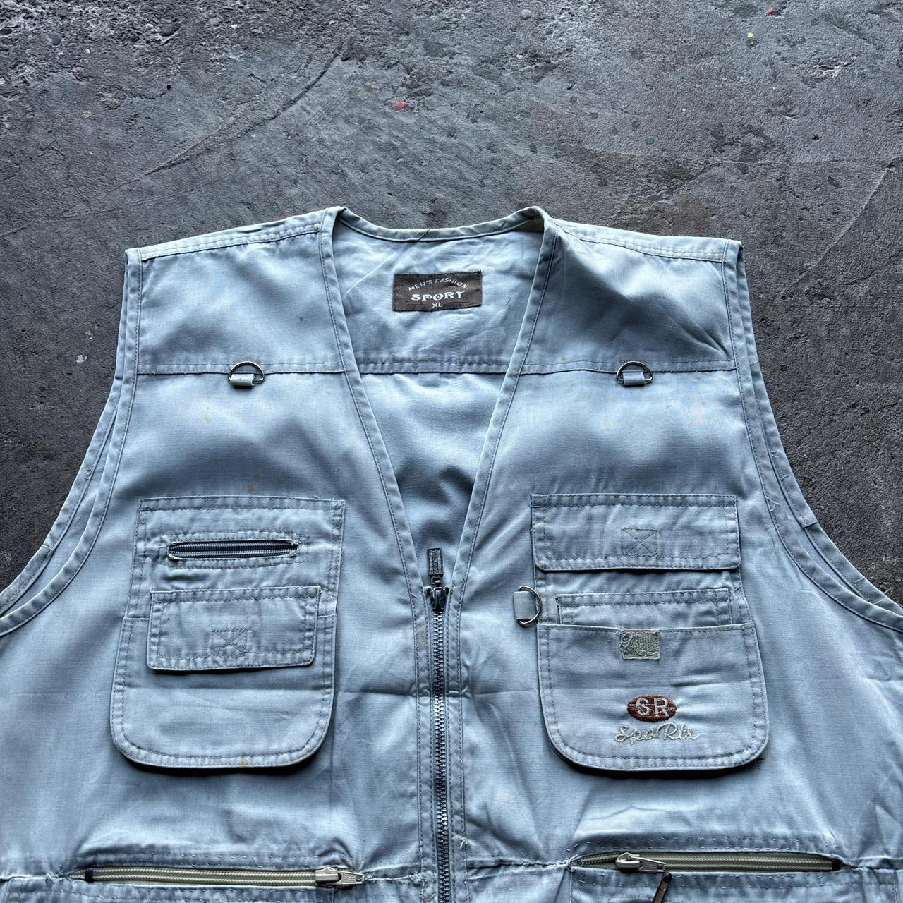 Vintage Grey technical vest - XL