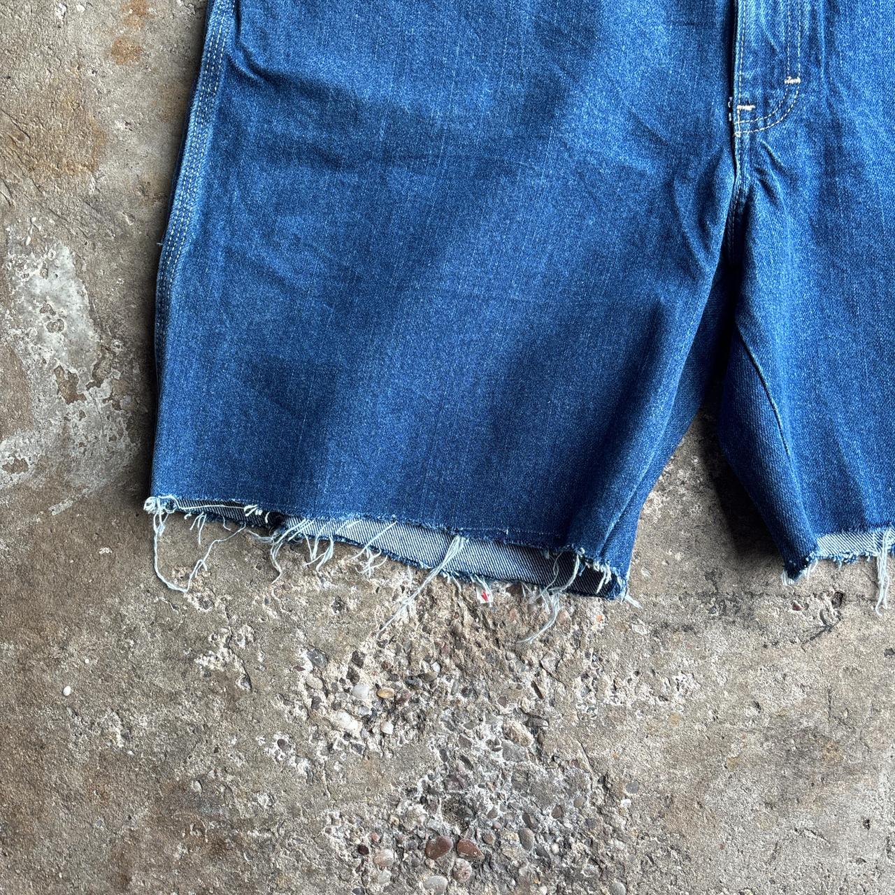 Blue Denim Dickies cut shorts