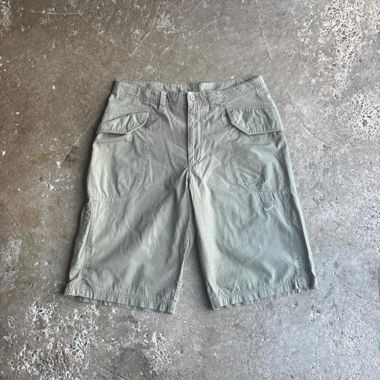 Khaki Green Nike Y2K Technical Cotton Shorts