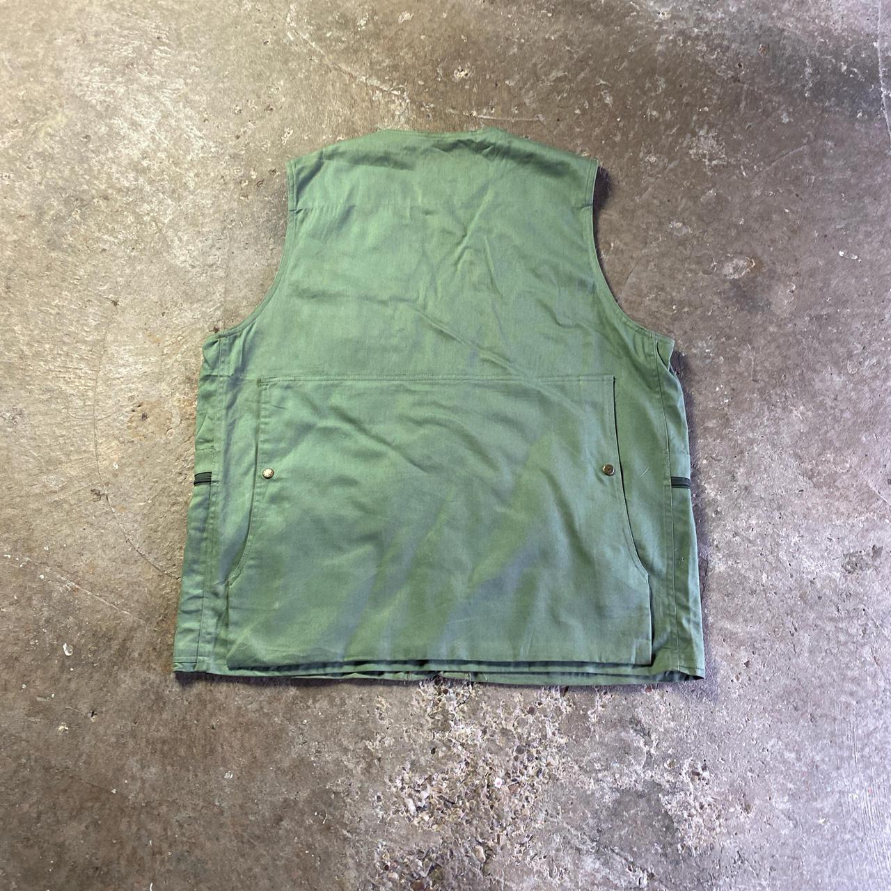 Vintage Green Vest Jacket - XL