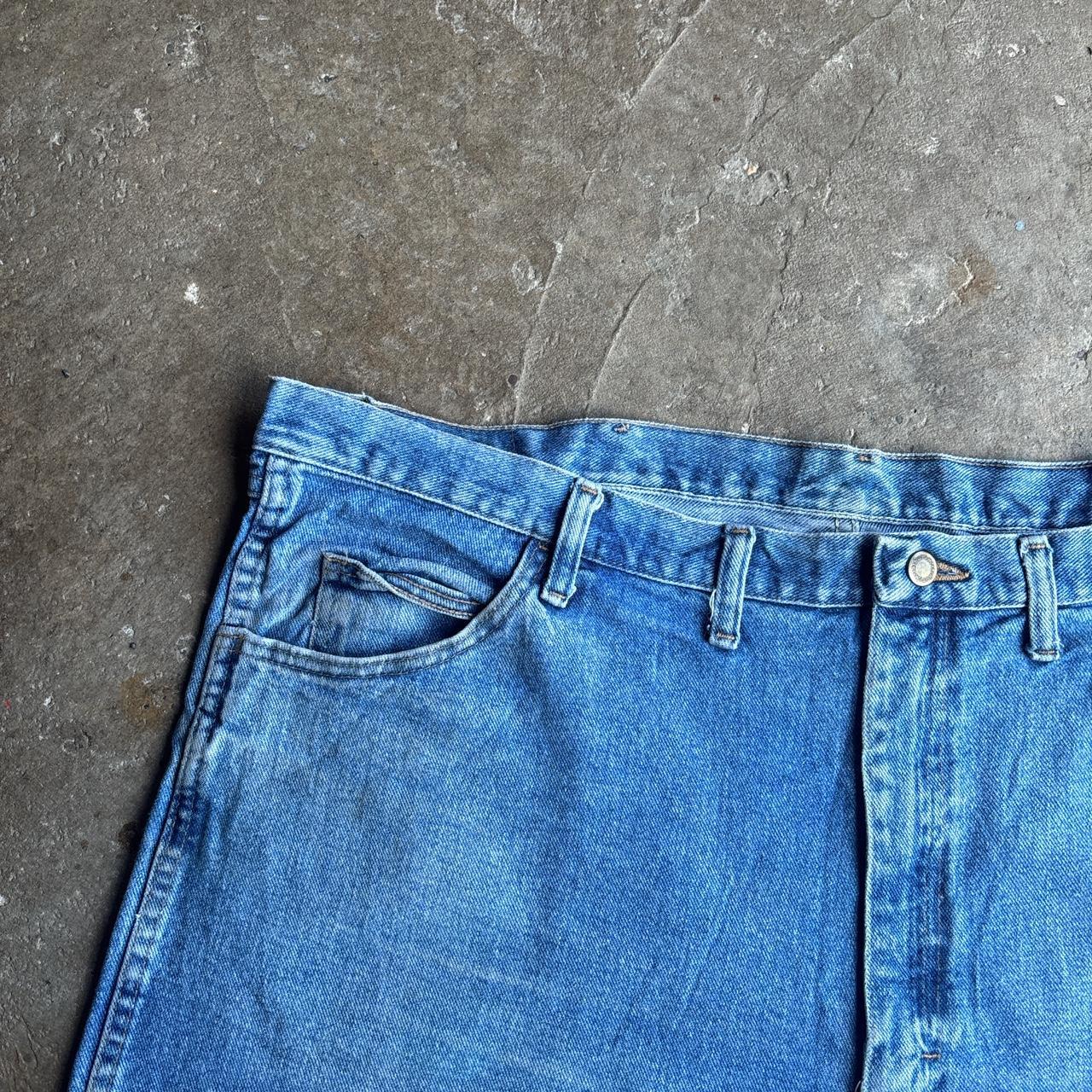 Blue Denim Wrangler Jean Shorts