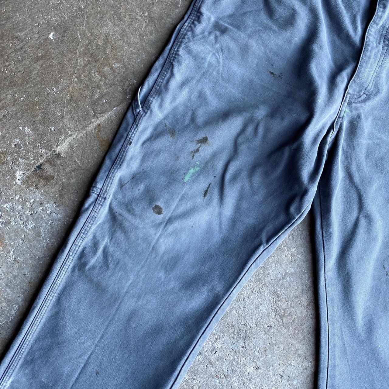 Grey Dickies Distressed Carpenter Trousers - W36