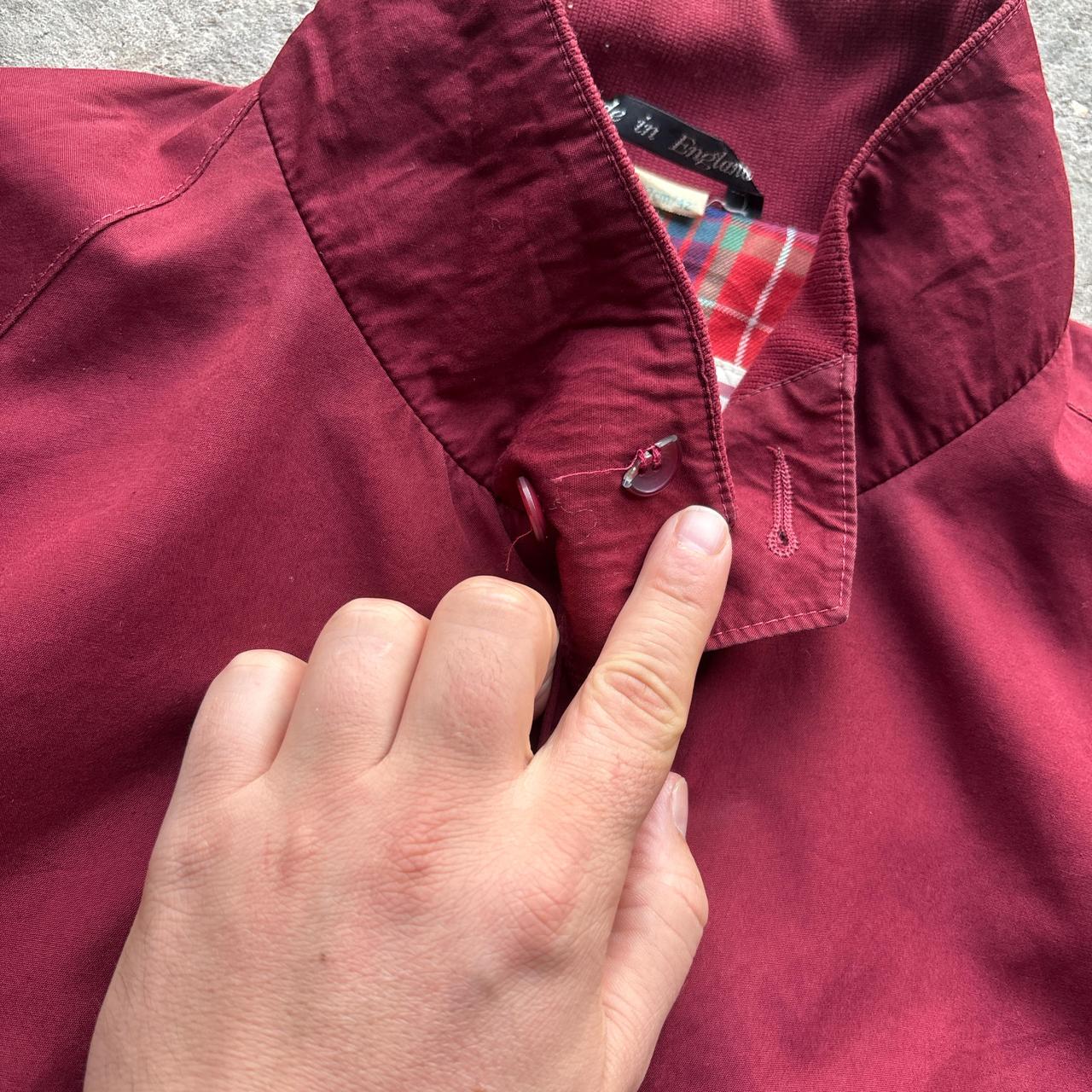 Vintage Burgundy Baracuta Harrington Jacket - L
