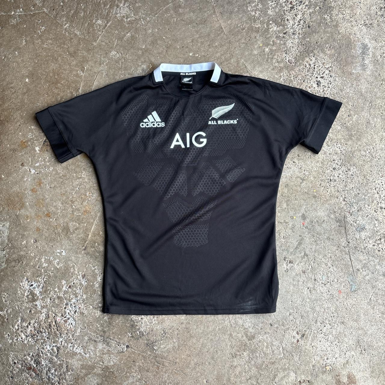 Black 2013/14 New Zealand All Blacks  Adidas Rugby Shirt
