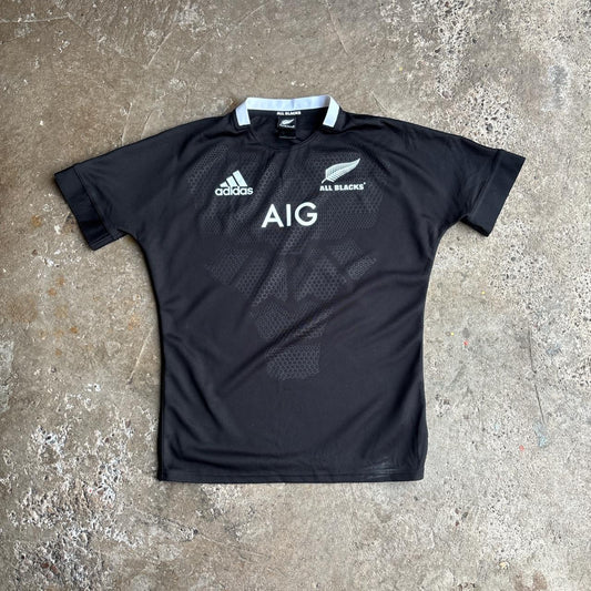 Black 2013/14 New Zealand All Blacks  Adidas Rugby Shirt