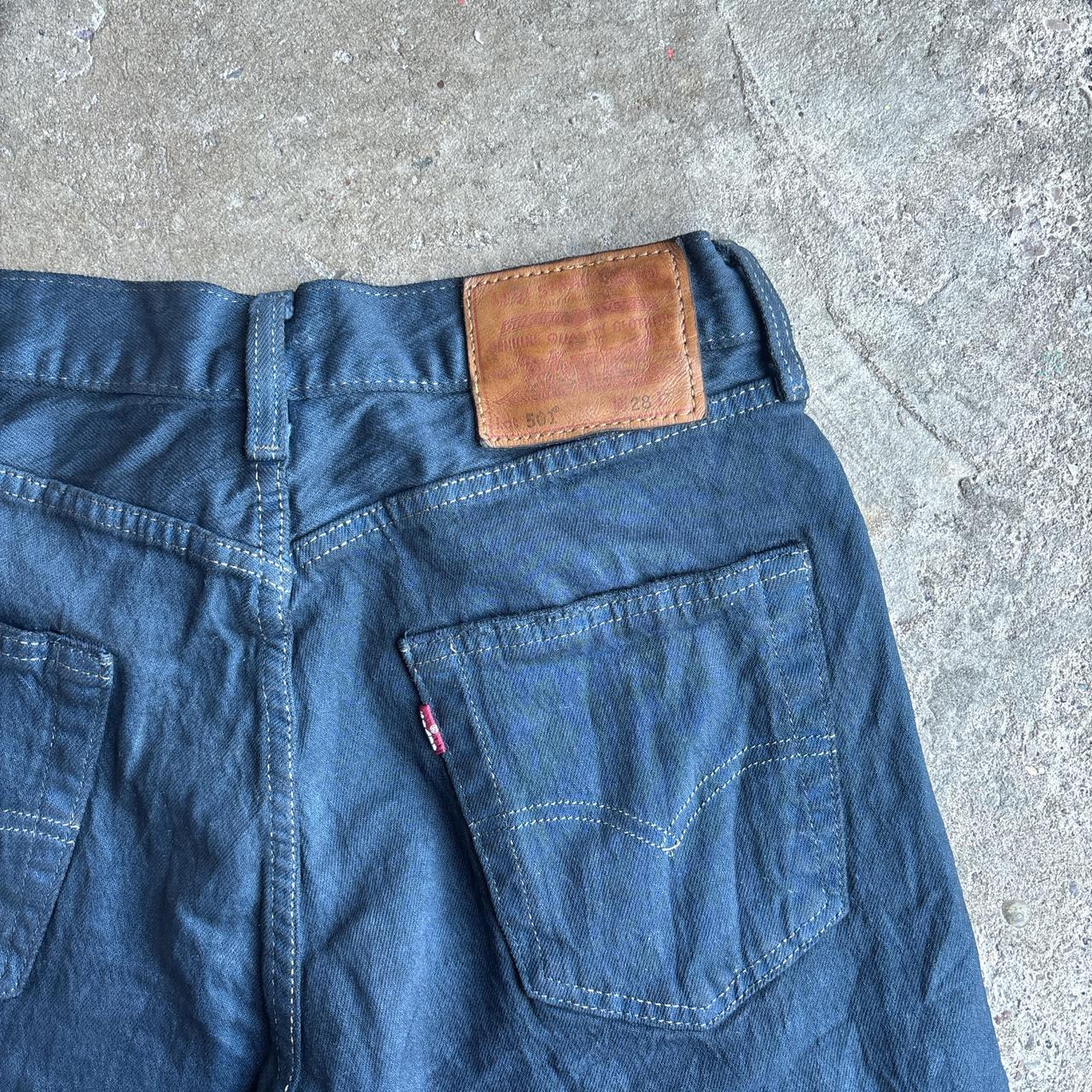 Dark Navy Levi Strauss Jean Shorts