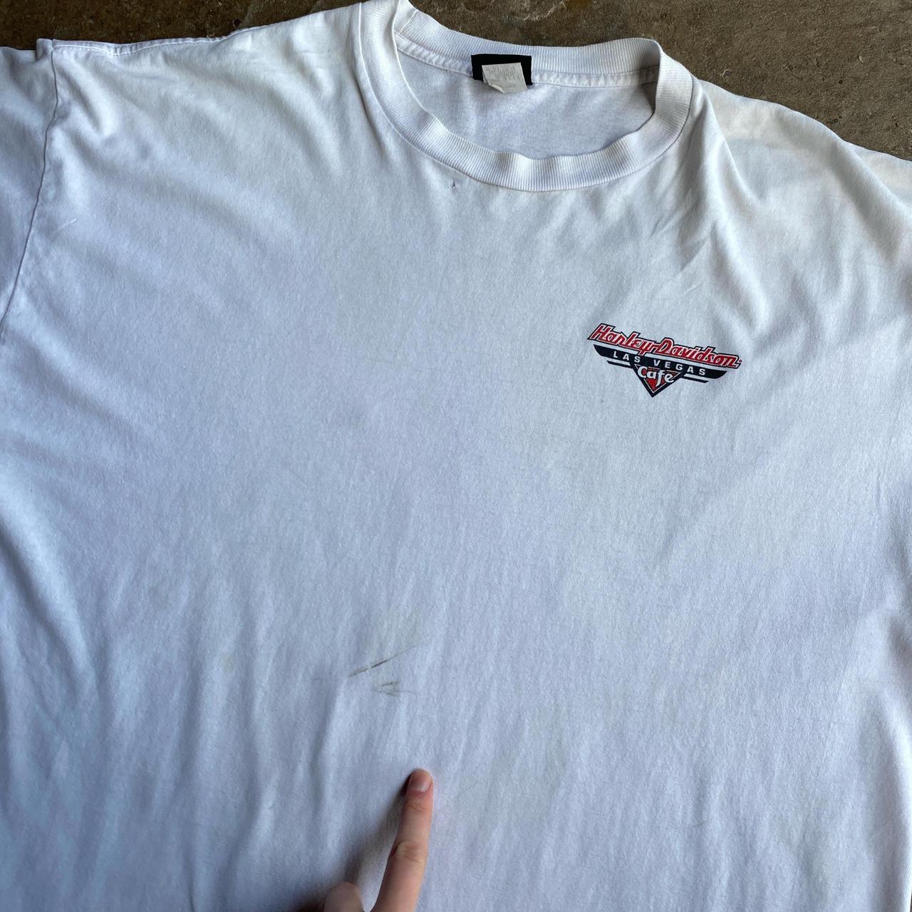 White Harley Davidson Graphic T-Shirt - 2XL