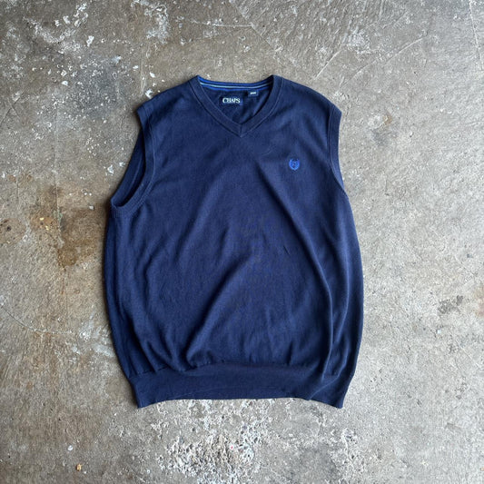 Navy Chaps Knitted Vest