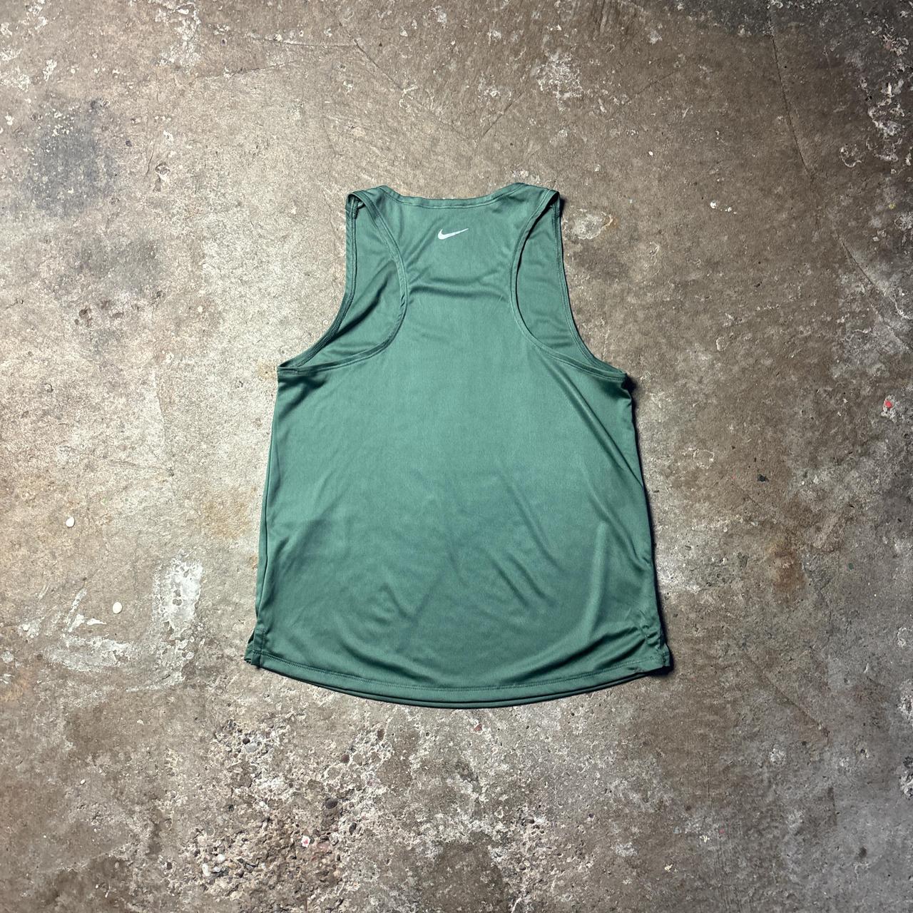 Green Nike Dri-Fit  Running Vest - S (women’s)