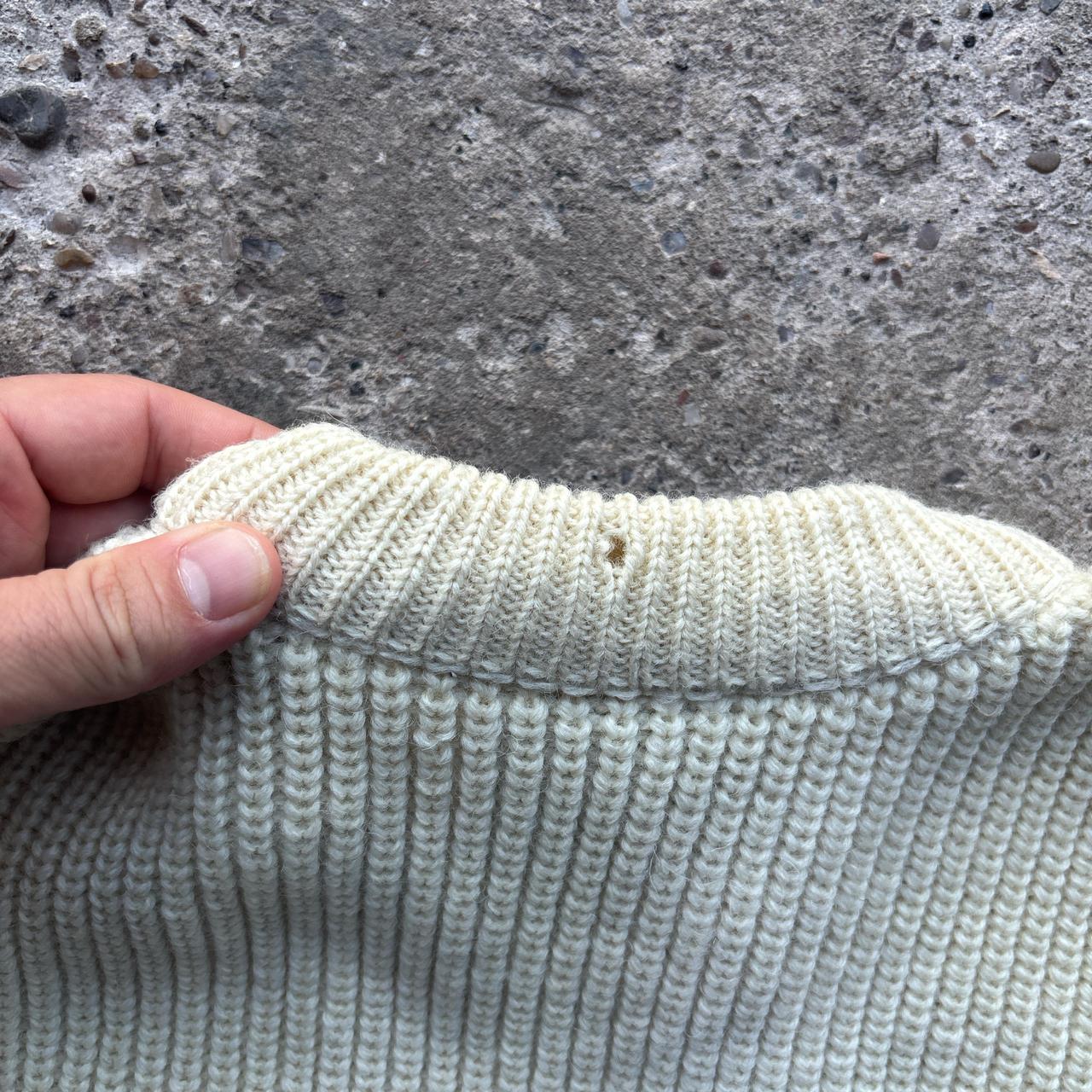 Cream Barbour wool sweater - C42