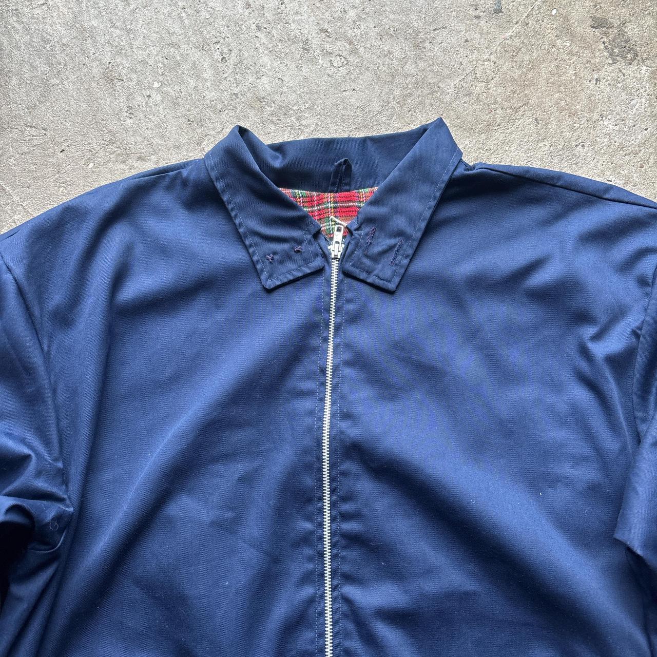 Vintage Navy Harrington Jacket - XXXL