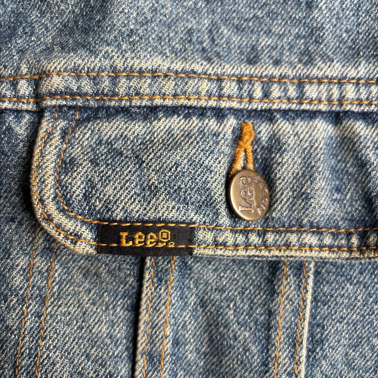 Washed Blue Lee Denim Jacket - XL