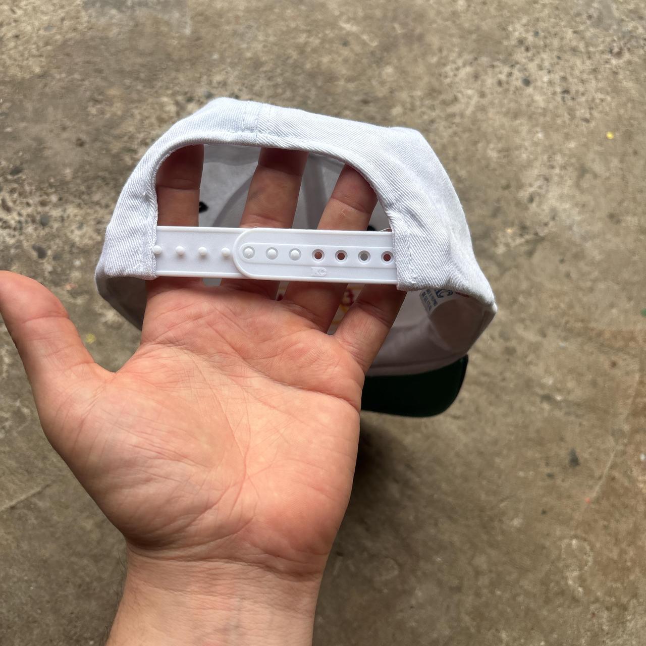 Vintage white cap with ‘Hall Explosives Inc