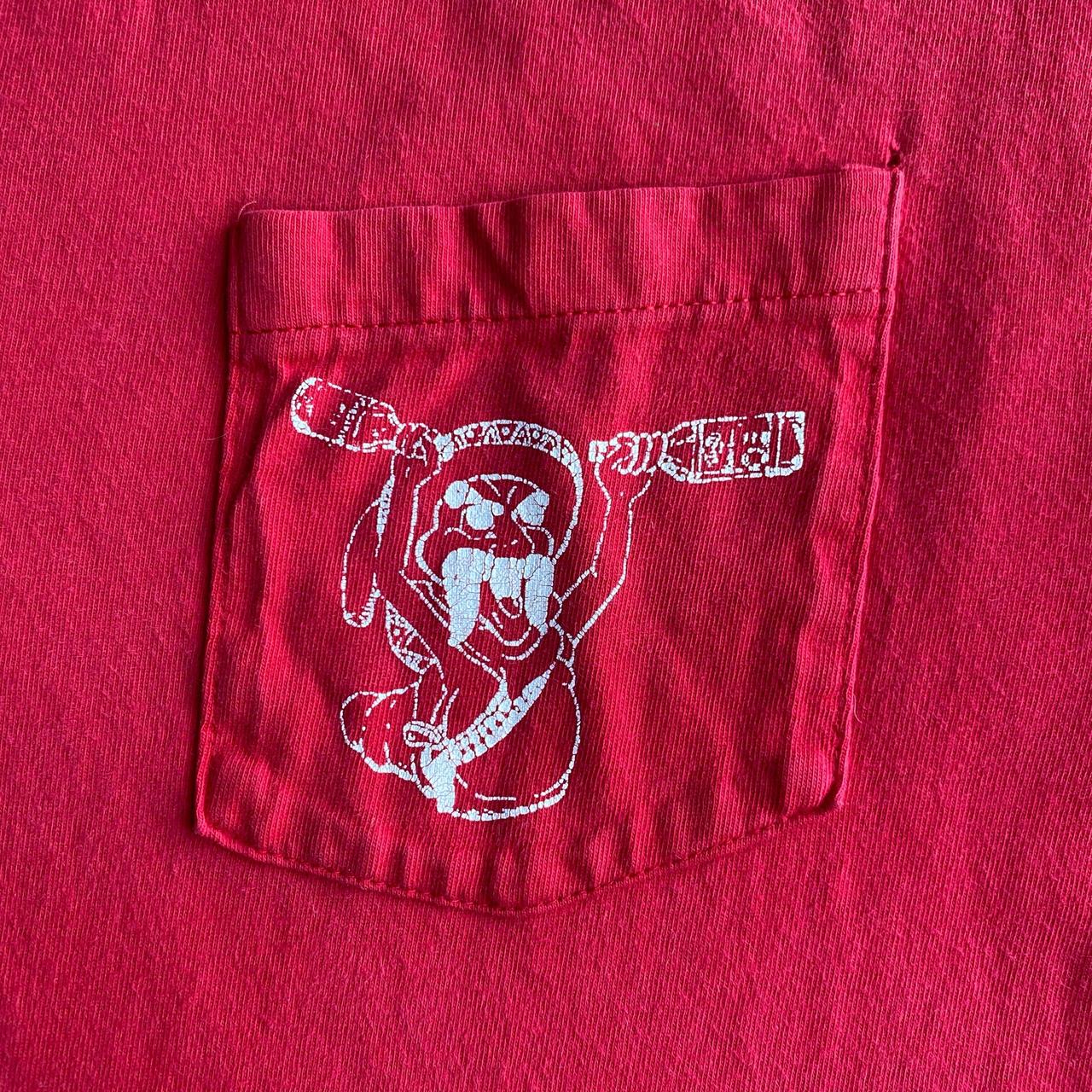 Red Graphic Tequila Single Stitch T-Shirt - XL