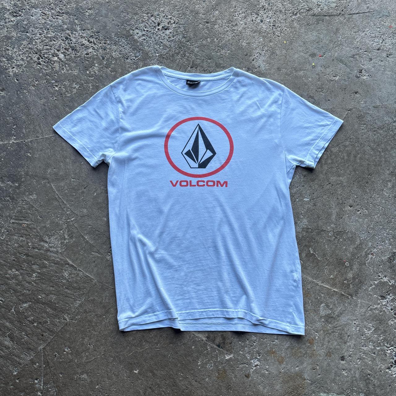Vintage White Volcom graphic t-shirt - S