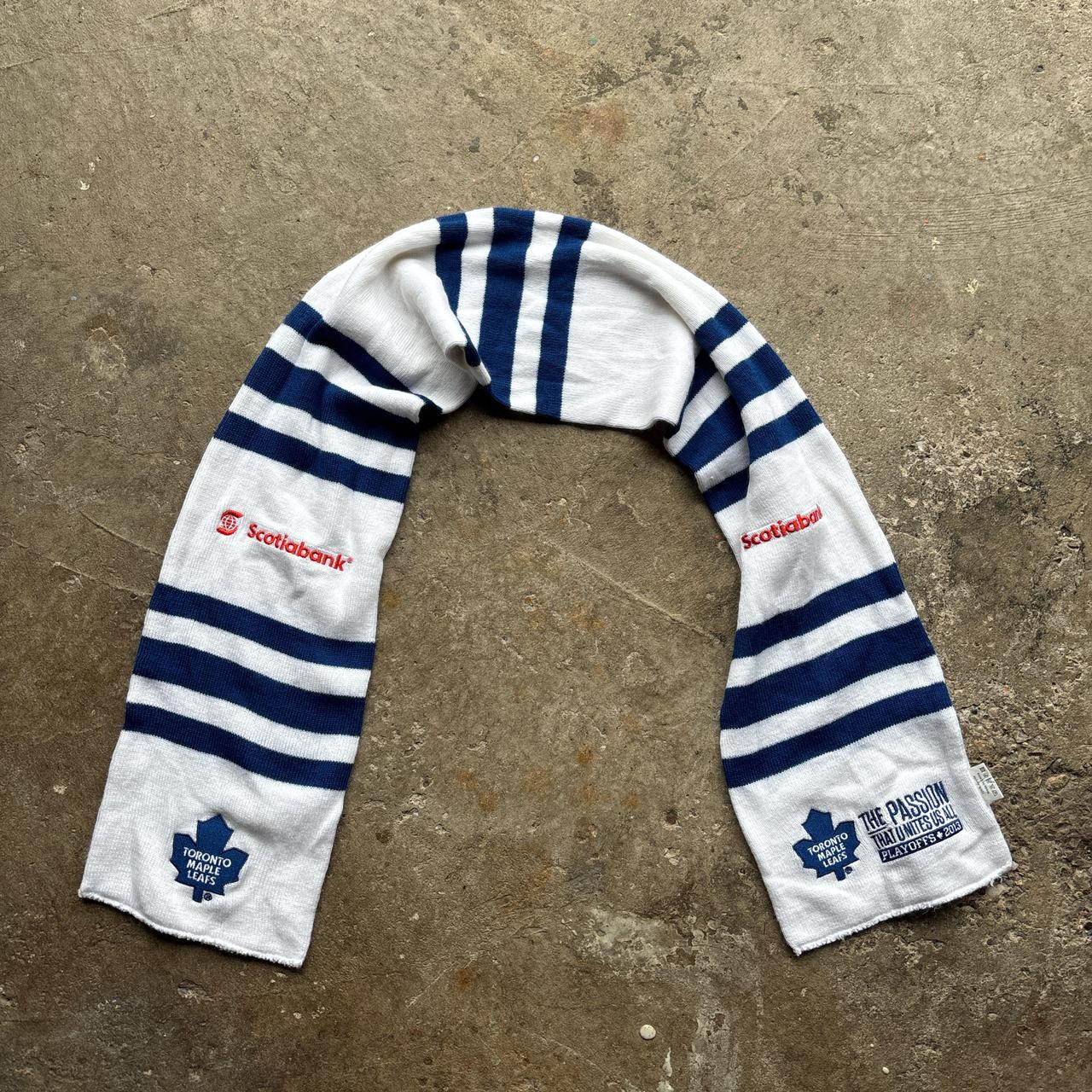Blue and white Toronto Maple Leafs 2013 play offs scarf