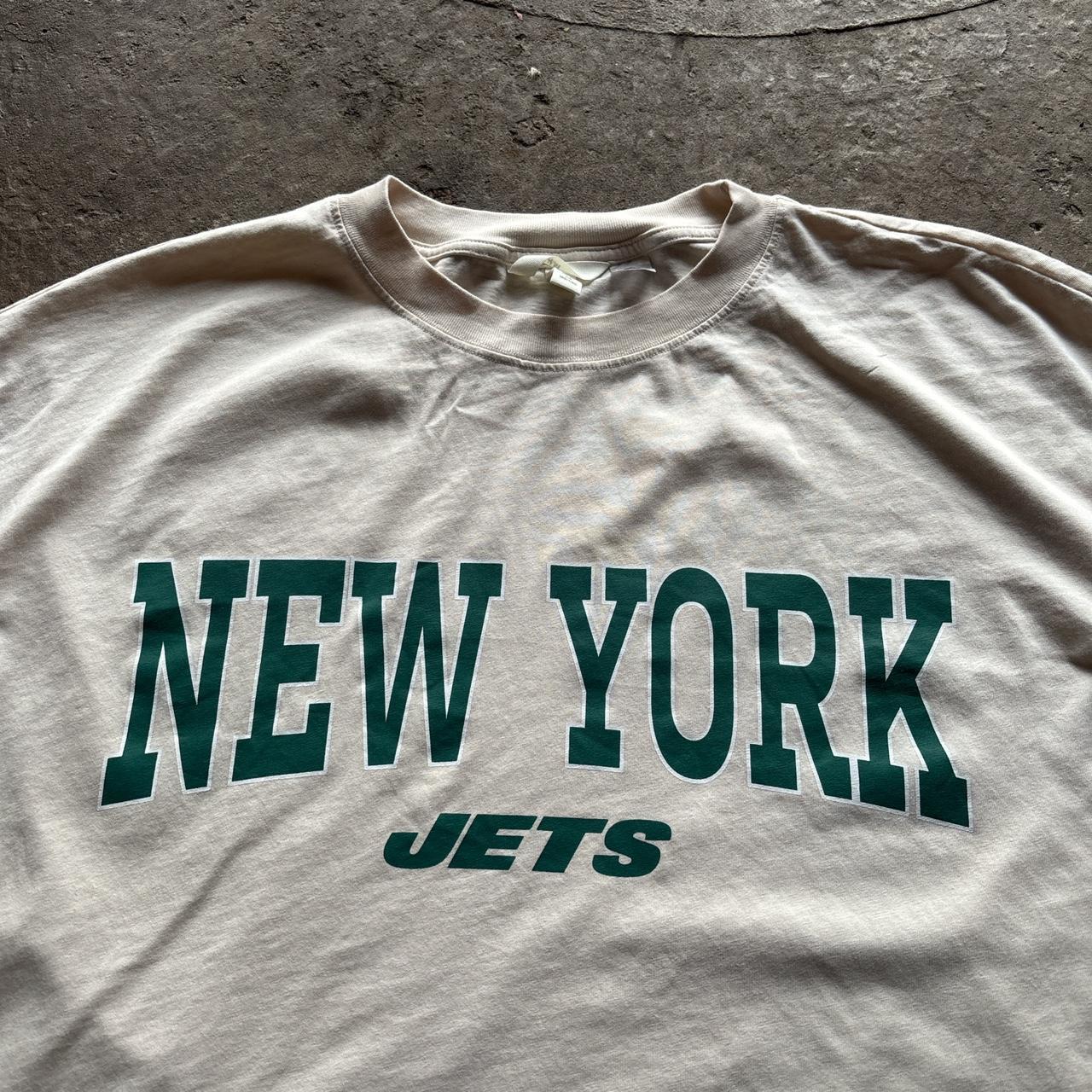 Cream New York Jets graphic tee - XL