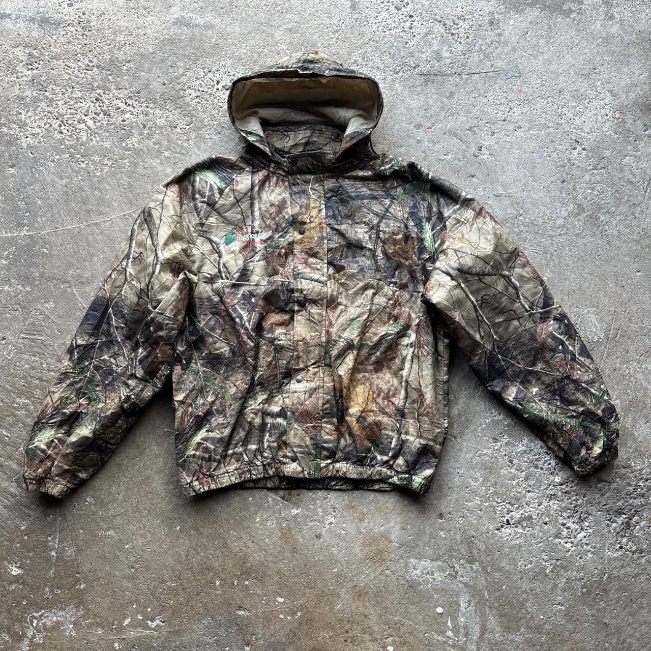 Vintage real tree hunting jacket - L