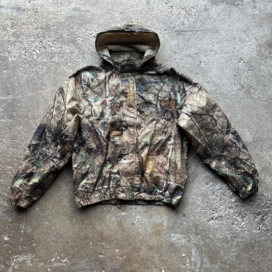 Vintage real tree hunting jacket - L