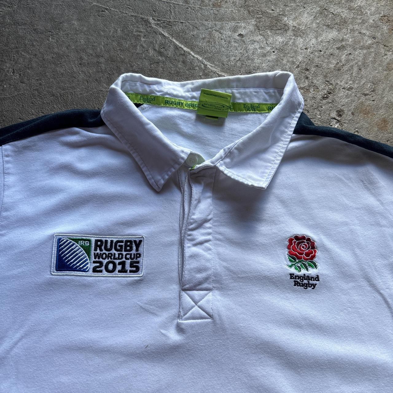 White England Rugby 2015 World Cup long-sleeve shirt - XL