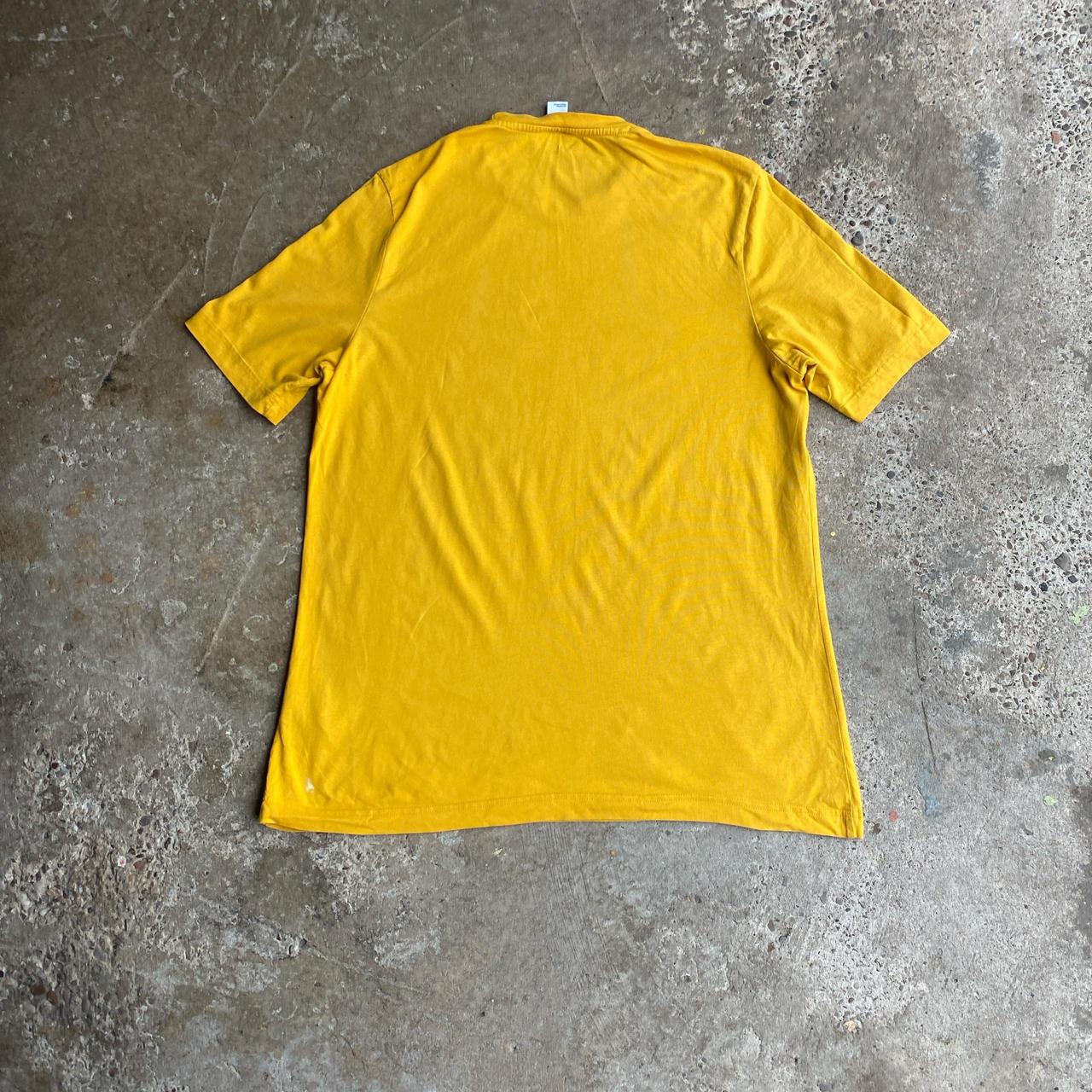 Yellow Vintage Reebok Graphic T-Shirt - M