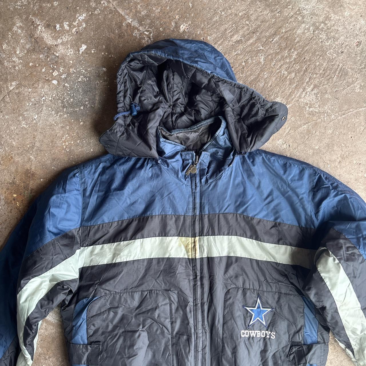 90s Dallas Cowboys NFL American Pro Sports Hooded Jacket