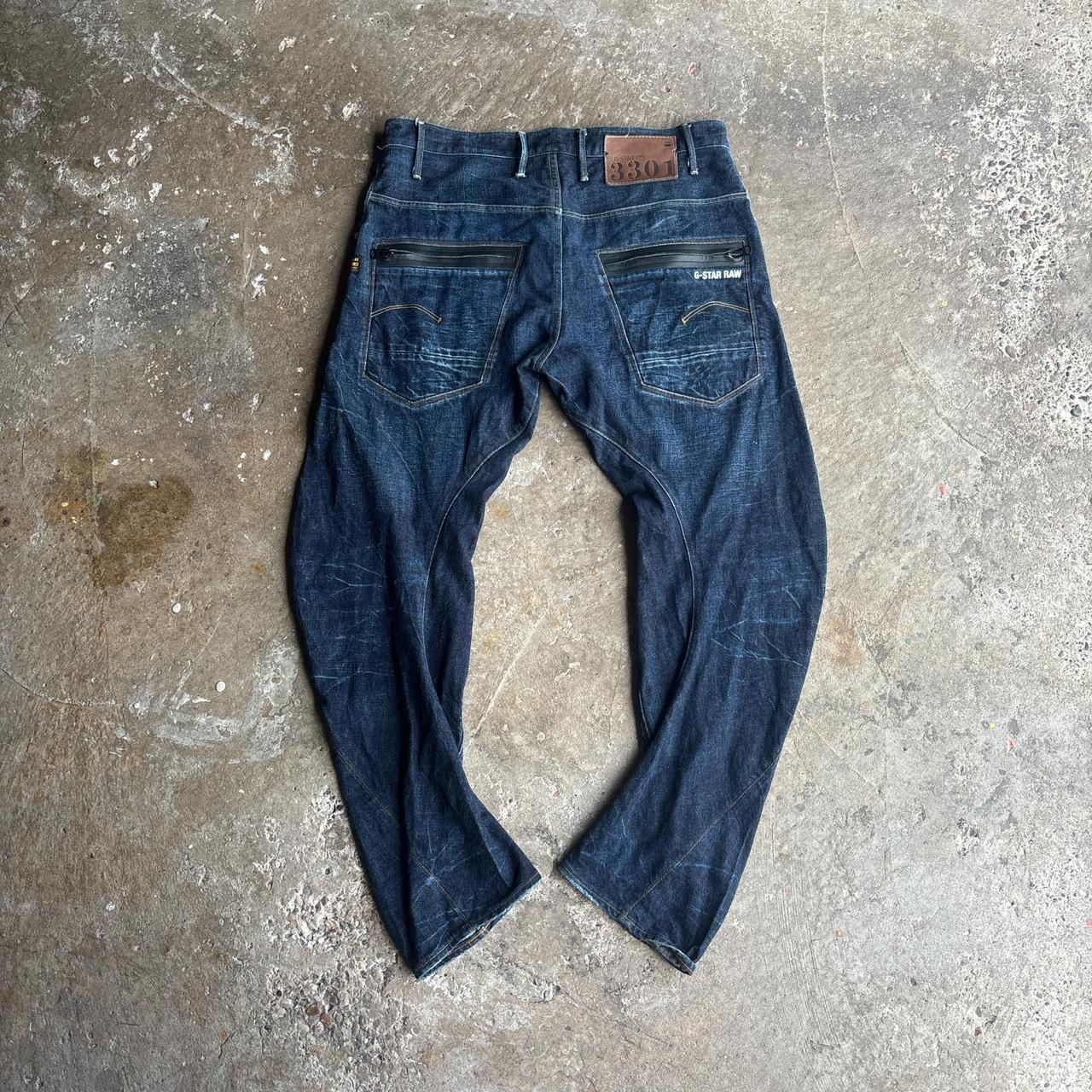 Blue G-Star RAW Denim Barrel Jeans - W36