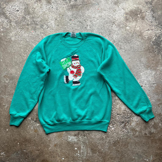 Green Lee sweatshirt with customised Christmas design