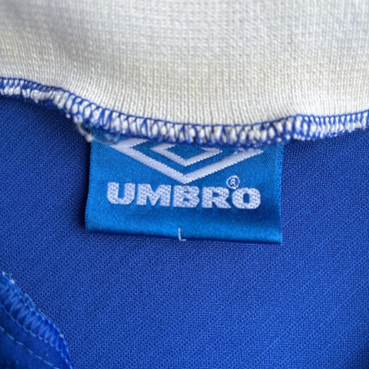 Blue Everton 1993-95 Umbro Football Home Shirt - L