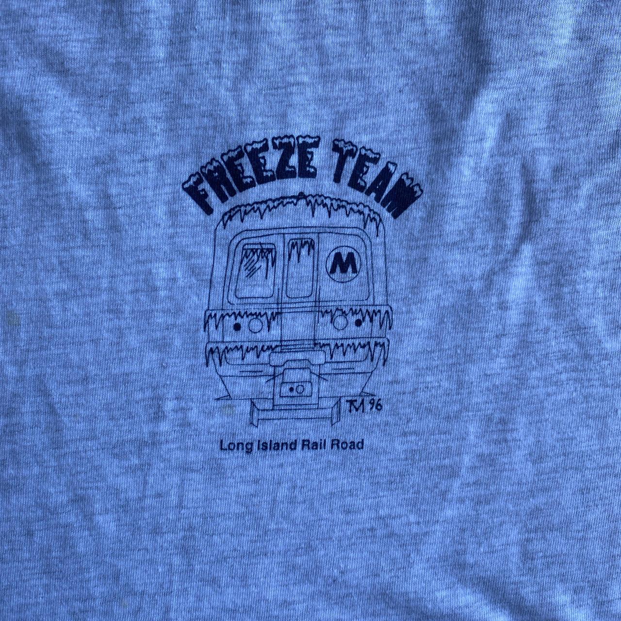 Grey ‘Freeze Team’ Graphic T-Shirt - XL