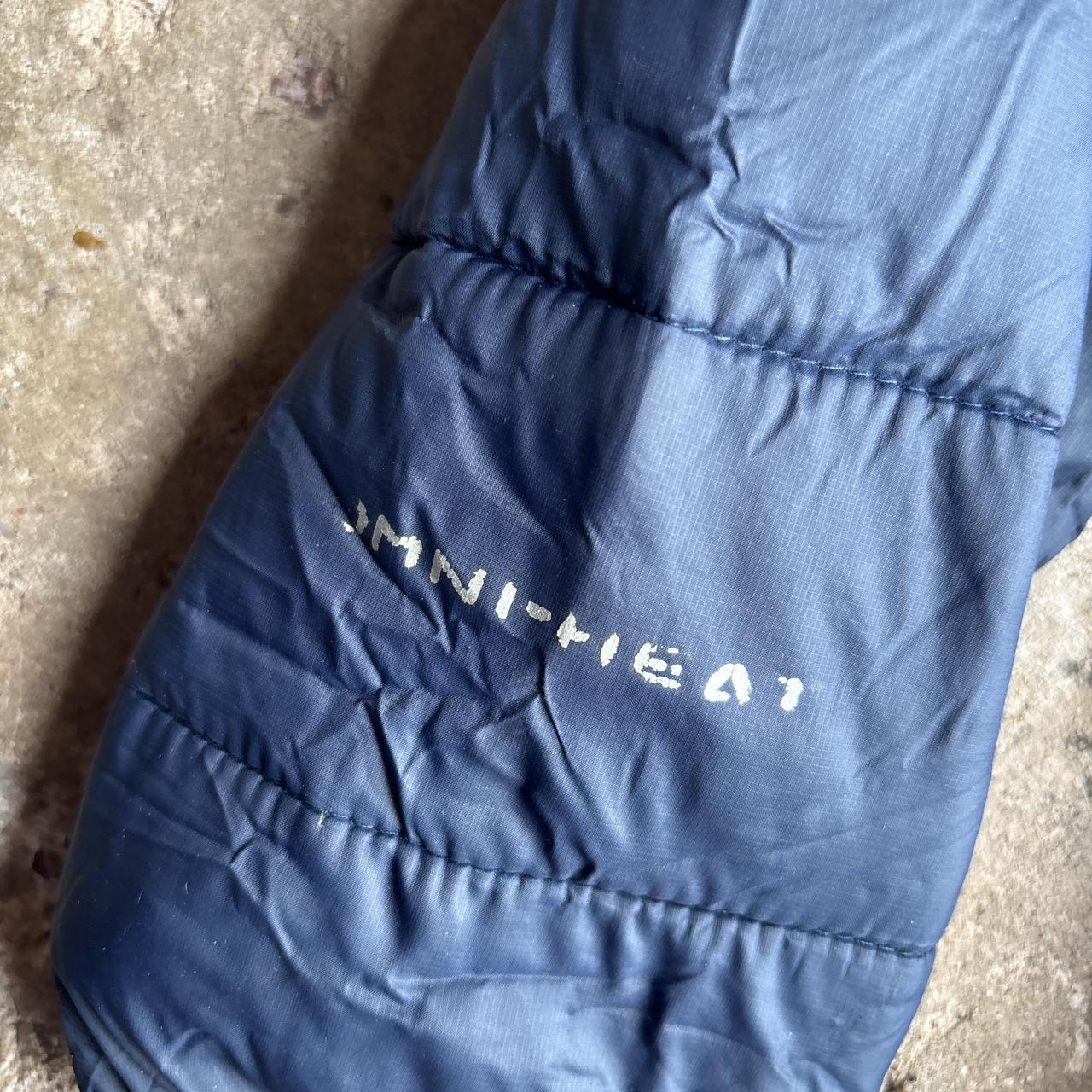 Blue Columbia Hooded Puffer Jacket  - M