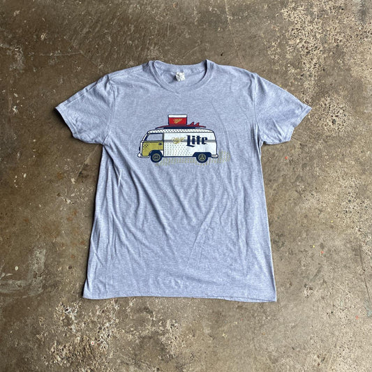 Grey Bud Lite Graphic T-Shirt